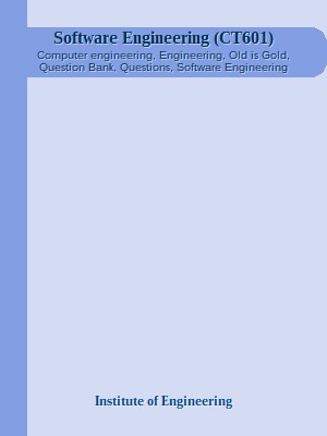 Software Engineering (CT601)